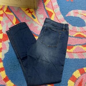 Mossimo Supply Co. Dark Blue Straight Jeans
